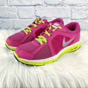 NIKE Dual Fusion Run Pink Sneakers Youth Sneakers